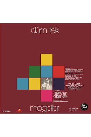 Moğollar Düm Tek Renkli Plak Limitli Baskı