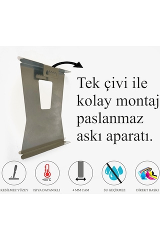 Zenci Kadın Dekoratif Cam Tablo Evlika Temperli 4 Mm