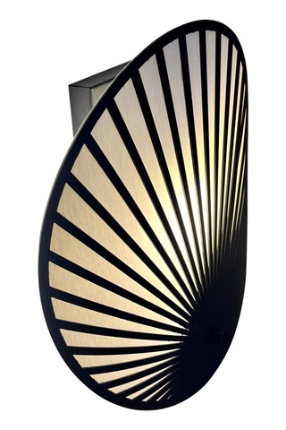 Siyah Boyalı Aplik Plc-1243-ap-1bsy Beyaz - Siyah