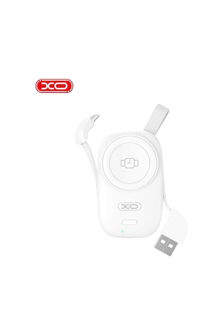 1200mah Watch Uyumlu Kablosuz Mini Powerbank Type-c Usb-a Girişli 2.5w Şarj Cihazı