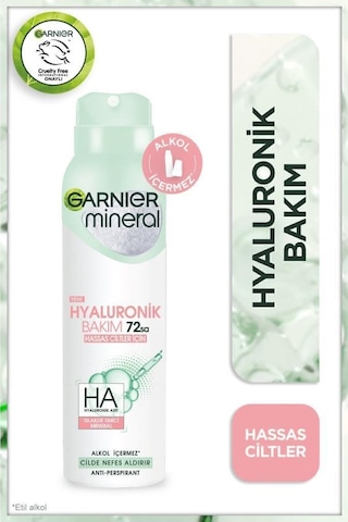 Mineral Hyaluronik Bakım Sprey Deodorant 5'li Set