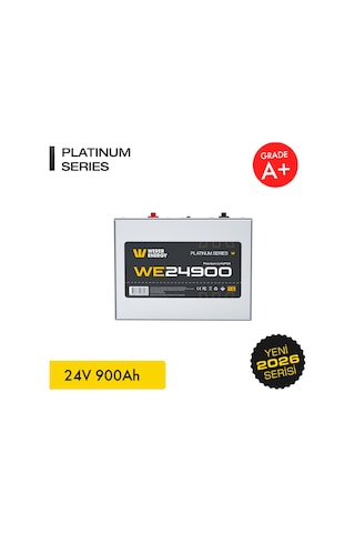 Werer Energy 24V 900Ah LiFePO4 Platinum Series Bluetooth'lu Lityum Demir Fosfat Akü