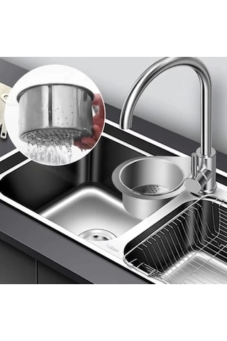 Kuğu Tasarımlı Paslanmaz Lavabo Drenaj Sepeti Çok Renkli