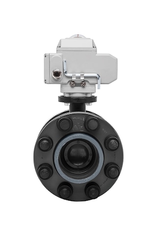 Unox Ø63 220v Ac Elektrik Aktüatörlü U-pvc Takım Kelebek Vana Asit İçin