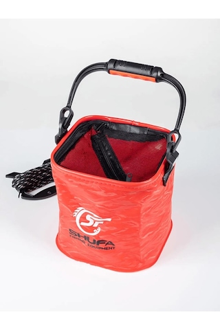 Shufa Katlanabilir Balıkçı Kovası Fonksiyonel Taşınabilir Yem Kovası