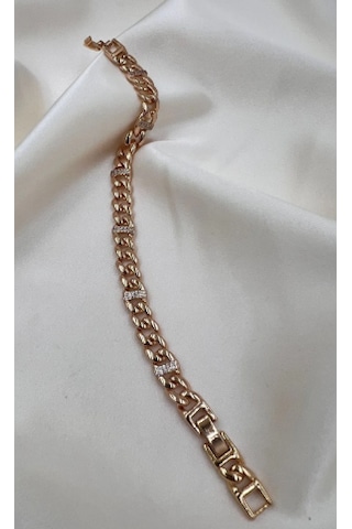 Bb Xuping Taşlı Bileklik Altın - Gold