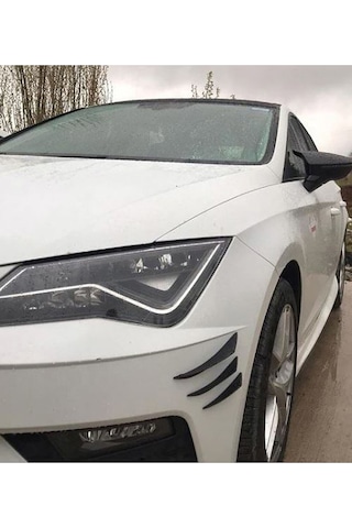 Opel Astra J 2009 Tampon Uyumlu 6lı Süs - Siyah Yapışkanlı