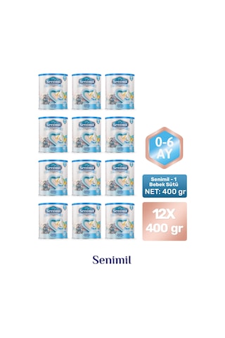 Senimil 1 Bebek Sütü 400 G 12 Adet