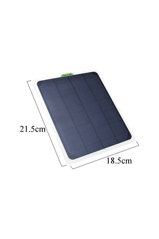 Kosona 20w Monokristal Güneş Paneli, 5v Usb+type-c Çift Port, Dışarıda Telefon Ve Cihazlara Hızlı Şarj