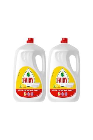 Fairy Limon Kokulu Sıvı Bulaşık Deterjanı 2 x 2600 ML