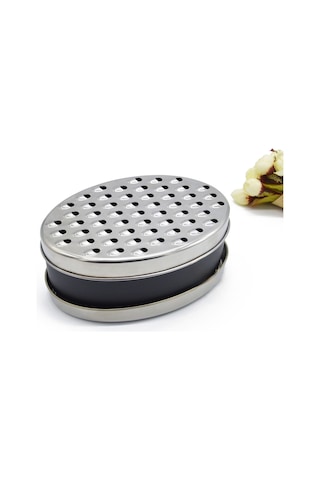 Shineyee Çift Taraflı Bıçaklı Çelik Mutfak Aleti: Peynir-kabak-kuru Sebze Rendesi, Yemek Hazırlama Kutusu İle Kombine Siyah Diğer