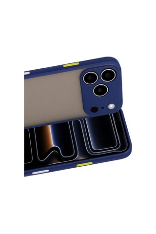Apple iPhone Uyumlu 17 Pro Kılıf Montreal Silikon Kapak - Laicvert Çok Renkli