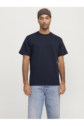 Jack & Jones Erkek Rdd Nakışlı Tişört - Daze - 12264110 Salute