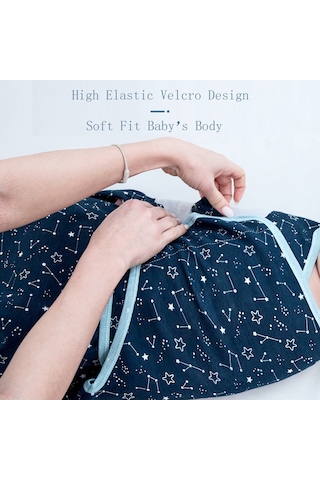 Moveevo İnsular Su3007 3 Adet Bebek Kundak Örtüsü Yumuşak Pamuklu Bebek Uyku Battaniyesi Çok Renkli