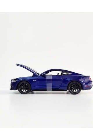 Ford Mustang 1:24 Model Maket Araba Mavi
