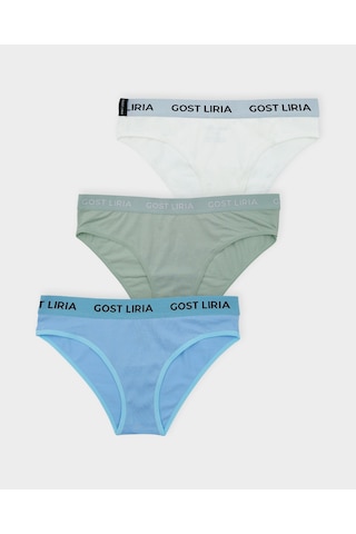 Gost Liria Dream Kadın Slip 3 Lü Paket - Çok Renkli Çok Renkli