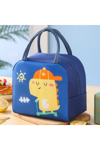 Yalıtımlı Öğle Yemeği Çantası Termal Öğle Yemeği Kutusu Lacivert Diğer