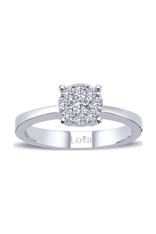 Lova 1,50 Karat Tektaş Görünümlü Pırlanta Yüzük - 1020303