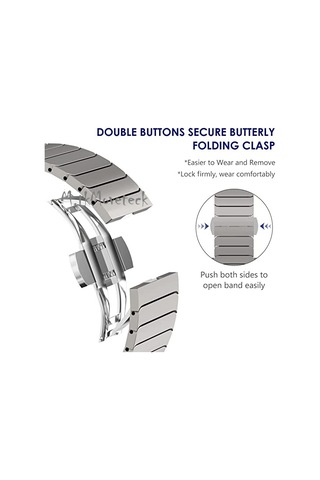 iOS Uyumlu Watch Ultra 49MM Metal Baklalı Paslanmaz Çelik Stainless