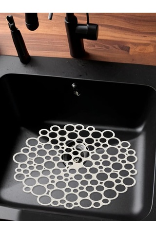 Vasilisa Krasa Mutfak Lavabosu İçin Yuvarlak 29 Cm Izgara 279565014 Beyaz