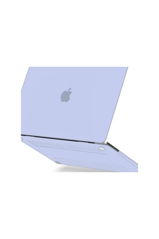 Apple Macbook Uyumlu Pro 13 2020 Apple Macbook Uyumlu Buzlu Kapak - Lila Evimdeyokyok