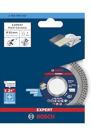 Expert Hardceramic X- Kesme Diskleri Sert Sert Taş Ø 85 Mm Aksesuar Küçük Avuç Taşlama Makinesi
