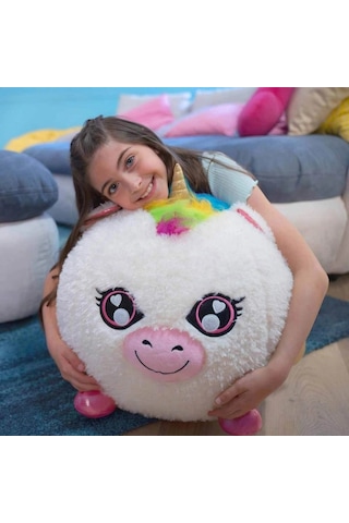 Mey İthalat 72031 Şişme Peluş Unicorn Xxl Çok Renkli