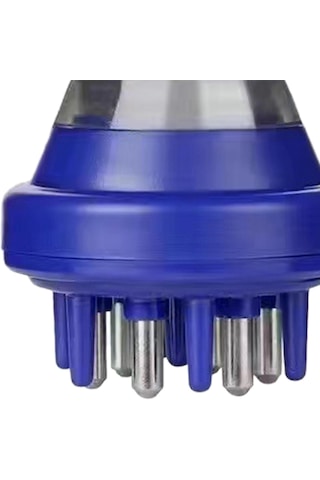 Suntek Ev Seyahati Için Baş 5ml Saç Derisi Aplikatör Mavi Mavi