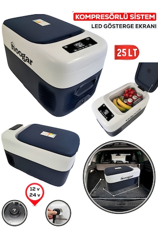 Hoogar German 21-25 Lt Led Ekran Oto Karavan Tekne Tır Buzdolabı