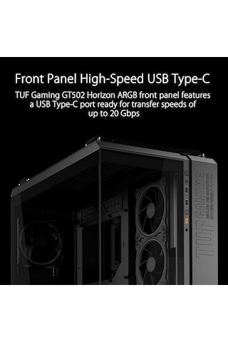 Asus Tuf Gaming Gt502 Horizon Fansız Atx Oyuncu Kasası