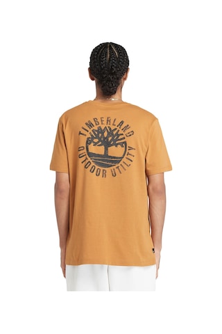 Timberland Short Sleeve Back Logo Gr Kahverengi Erkek Kısa Kol T-Shirt 000000000101988871