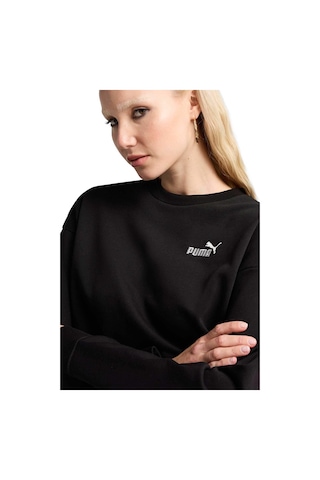 Puma Ess Small No. 1 Logo Rela Siyah Kadın Sweatshirt 000000000102266226 Siyah