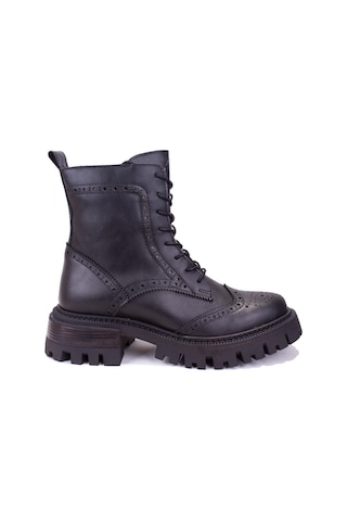 Dagoster Dza07-12531530 Siyah Günlük Düz Taban Kadın Bot 001