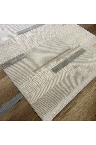 Hoom Rugs Aria 1106 Vizon Pamuk Tabanlı Modern Halı Vizon