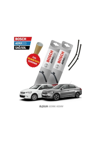 Bosch Aeroeco Citroen C-Elysee Muz Silecek (2012-2024)