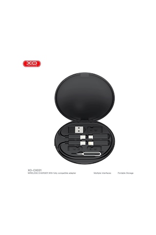 Cx031 Type-c Kablolu Micro & Lightning & Usb-a Adaptörlü 15w Kablosuz Çoklu Şarj Aleti 30617685