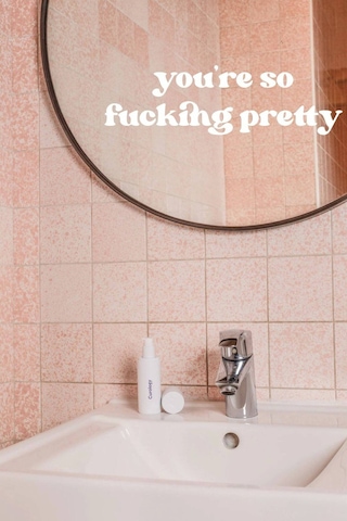 Ayna Dekorasyon Sticker - You're So Pretty - - 30x9 Cm
