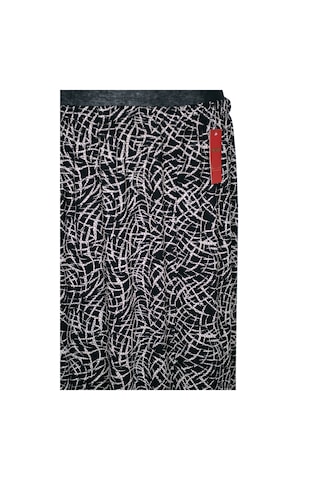 Hesna Kadın Ecem Büyük Beden 8 Parça Lastikli Siyah Etek D23 Siyah