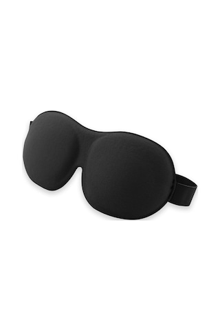 Viscofoam Uyku Gözlüğü Uyku Bandı 3d Uyku Gözlüğü Siyah