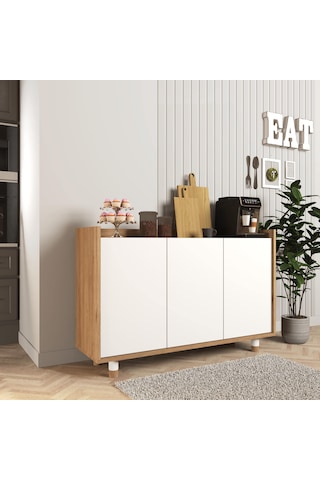 Ala Kahve Köşesi, Çok Amaçlı Dolap Sepet - Beyaz