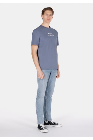 Colin's Colins Comfort Fit Yuvarlak Yaka Düz Erkek Mavi Kısa Kol Tişört Cl1074160 Q1.v1 Inv İndigo