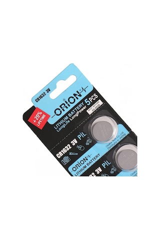 Orion CR1632 3V Lityum Düğme Pil 5'li