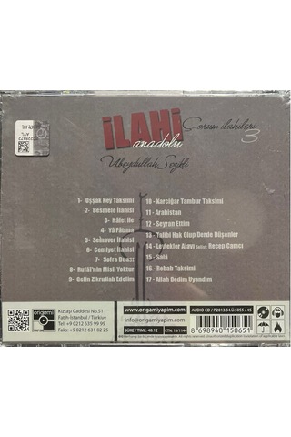 Plak Değildir Cd Dir Cd İlahi Anadolu Çorum İlahileri 3 Açılmam