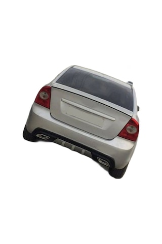 Oto H.i.t. Ford Focus 2 Uyumlu Body Kit Difüzör 2 Çıkış Gri Kare