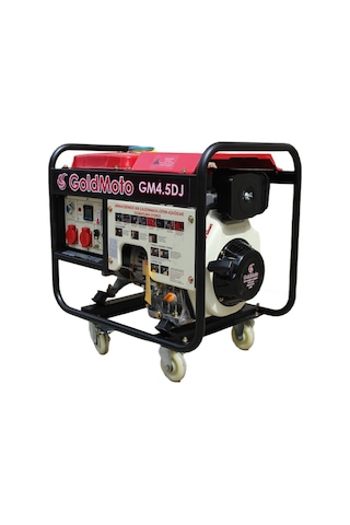 Goldmoto Gm4.5dj 4.5kva Monofaze Marşlı Dizel Jeneratör