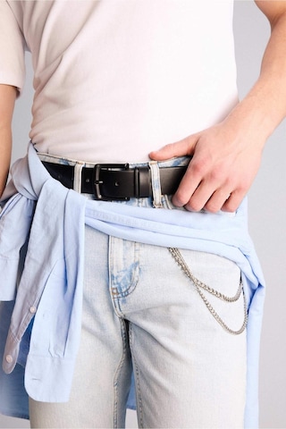 Defacto Erkek Dikdörtgen Toka Suni Deri Jean Kemeri H5069axnsbk27 Siyah-bk27