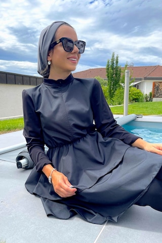 Kahijab Prenses Tesettür Mayo - Siyah