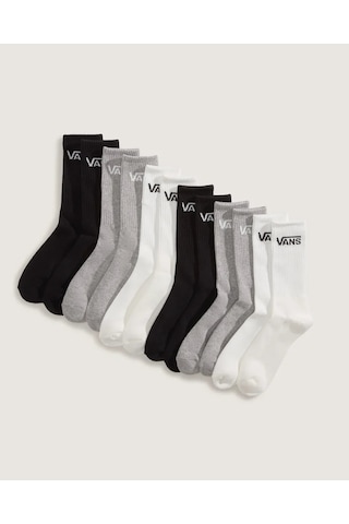 Vans Classic Crew Unısex Çorap Vn000qcbcnc1 Vn000qcbcnc1 Bgri Beyaz - Gri