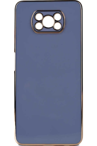 Xiaomi Poco X3 Kılıf Zore Bark Kapak Mavi Açık