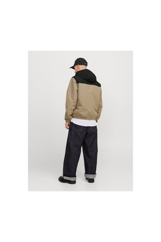 Jack & Jones Jack&jones 12268598 Jjelegacy Lıght Jacket Hood Erkek Spor Ceket Kahverengi Coriander